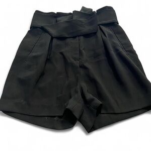 H&M Black High Waist Women's Shorts